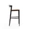 Manhattan Comfort Klismos Barstool in Camel and Dark Walnut BS014-CL - alternate 5